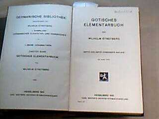 <b>Streirtberg, Wilhelm.</b><br />Gotisches Elementarbuch.