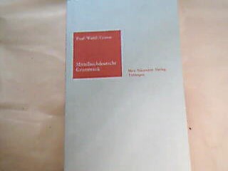 <b>Paul, Hermann.</b><br />Mittelhochdeutsche Grammatik.