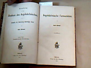 <b>Körner, KArl.</b><br />Angelsächsische Formenlehre