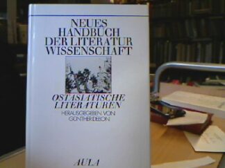 <b>von See, Klaus, Ernst Fabian und Günther Debon.</b><br />Ostasiatische Literaturen. Neues Handbuch der Literaturwissenschaft (Bd. 23)