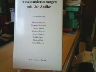 <b>Flashar HG., Hellmut.</b><br />Auseinandersetzung mit der Antike. Thyssen-Vorträge.