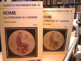 <b>Grimal, Pierre.</b><br />Rome. 2 Bände.