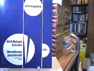 <b>Schenke, Wolf-Rüdiger.</b><br />Verwaltungsprozessrecht.