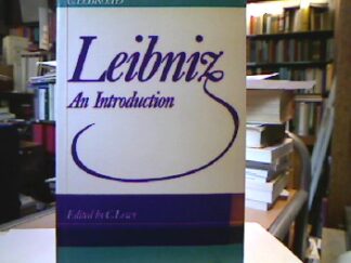 <b>Broad, C. D.</b><br />Leibniz : An Introduction.