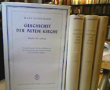 <b>Lietzmann, Hans.</b><br />Geschichte der alten Kirche. 4 Bände.