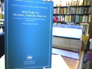 <b>Bresemann, Hans-Joachim.</b><br />Wie finde ich Normen, Patente, Reports : ein Wegweiser zu technisch-naturwissenschaftlicher Spezialliteratur.