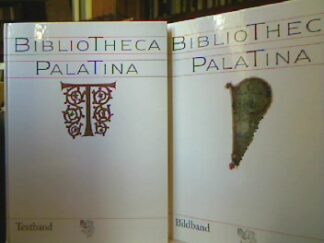 <b>Mittler, Elmar [Hrsg.].</b><br />Bibliotheca Palatina (Heidelberger Bibliotheksschriften, 24). Textband + Bildband.