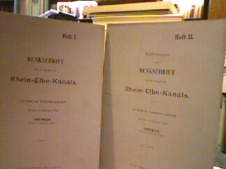 <b>Prüsmann.</b><br />Denkschrift über den Entwurf eines Rhein-Elbe-Kanals.