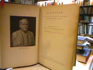<b>Reger, Max.</b><br />Briefwechsel mit Herzog Georg II. von Sachsen-Meiningen.