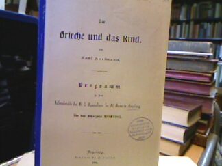 <b>Hartmann, Karl.</b><br />Der Grieche und das Kind.
