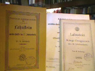 <b>Bodewig, R.</b><br />Lahnstein in der zweiten Hälfte des 17. Jahrhunderts.