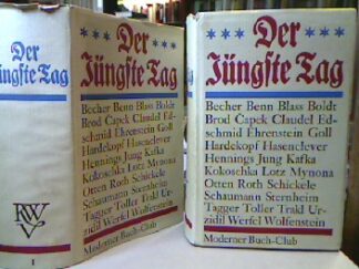 <b>Schöffler  (Hrsg.), Heinz.</b><br />Der Jüngste Tag. 2 Bände.