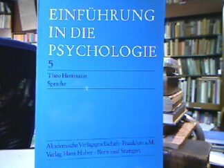 <b>Herrmann, Theo [Bearb.].</b><br />Einführung in die Psychologie.