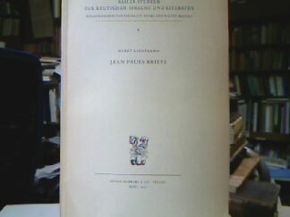 <b>Riedtmann, Meret.</b><br />Jean Pauls Briefe.