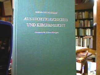 <b>Nottarp, Hermann.</b><br />Aus Rechtsgeschichte und Kirchenrecht.