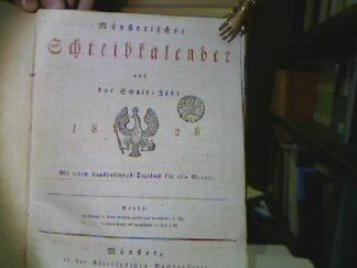 <b></b><br />Münsterischer Schreibkalender auf das Schalt-jahr 1828
