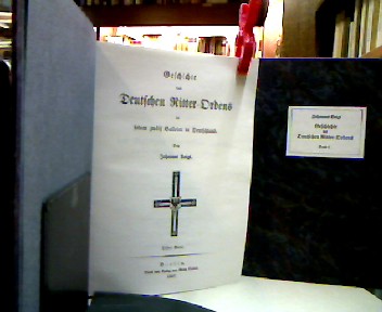 <b>Voigt, Johannes.</b><br />Geschichte des Deutschen Ritter-Ordens