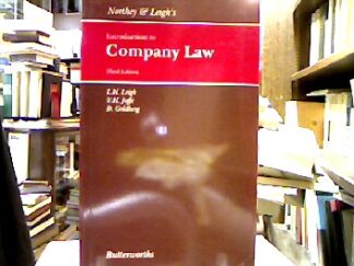 <p class="headtitle">Northey & Leight`s</p><b>Leigh, L.H., V. H. Joffe and D. Goldberg.</b><br />Introduction to Company Law.