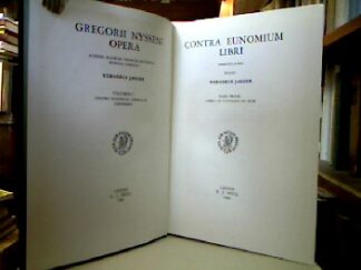 <b>Nyssa von, Gregor.</b><br />Gregorii Nysseni Opera auxilio aliorum virorum doctorum edenda curavit Wernerus Jaeger.