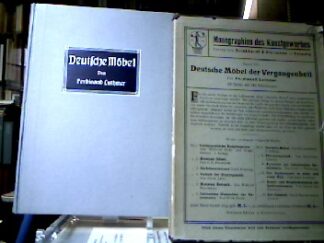 <b>Luthmer, Ferdinand.</b><br />Deutsche Möbel der Vergangenheit.