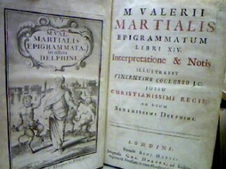 <b>Martial, M. Valerius.</b><br />M. Valerii Martialis Epigrammatum Libri XIV.