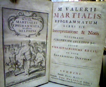 <b>Martial, M. Valerius.</b><br />M. Valerii Martialis Epigrammatum Libri XIV.