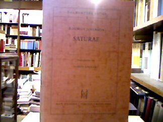 <b>Juvenalis, D. Junius.</b><br />Saturae.
