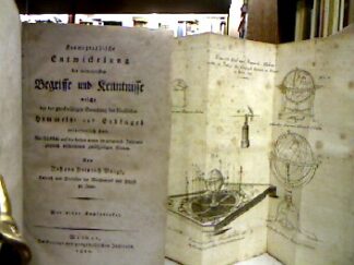 <b>Voigt, Johann Heinrich.</b><br />Kosmographische Entwickelung (sic!) der vornehmsten Begriffe und Kentnisse welche bey der zweckmäßigen Benutzung der künstlichen Himmels- und Erdkugel erforderlich sind.