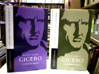 <b>Cicero, Marcus Tullius.</b><br />Sämtliche Reden. Ausgabe in sieben Bänden. Band 3 u. 4.