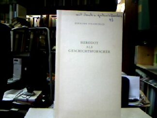 <b>Strasburger, Hermann.</b><br />Herodot als Geschichtsforscher.