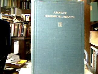 <b>Roemer, Adolph.</b><br />Homerische Aufsätze.