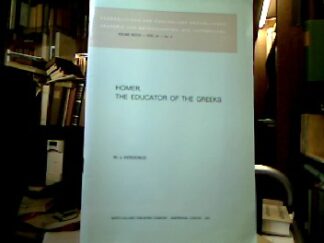 <b>Verdenius, W.J.</b><br />Homer : The educator of the greeks.