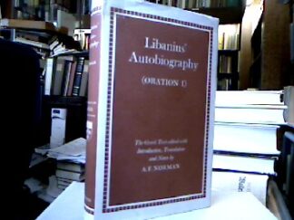 <b>Libanios und A. F. [ed.] Norman.</b><br />Libanius` Autobiography (Oration I) : The Greek Text (University of Hull Publications).