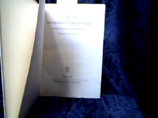 <b>Feyerabend, Oscar.</b><br />Das organologische Weltbild.