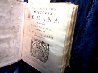 <b>Florus ( Lucius/ Publius Anneaus) und Nicolaas] [Blacnkaert.</b><br />Lucii Annæi Flori Historia Romana, ex recensione Nicolai Blancardi Accedunt Claudii Salmasii aliorumque notæ.