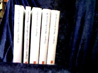 <b>Origines.</b><br />Bibliothek der griechischen Literatur. Hrsg von P. Wirth und W. Gessel.