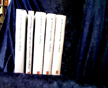 <b>Origines.</b><br />Bibliothek der griechischen Literatur. Hrsg von P. Wirth und W. Gessel.
