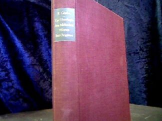 <b>Gögler, Rolf.</b><br />Zur Theologie des biblischen Wortes bei Origines.