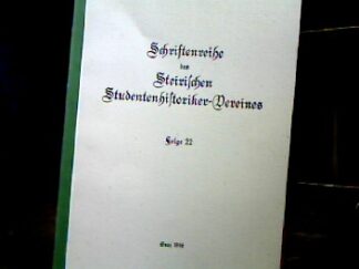 <b>Reimann, Reinhold.</b><br />Der DAGV Loeben. Ein Beitrag zur Studentengeschichte der Montanuniversität Loeben.