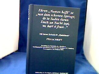 <b>Müns (Hrsg.), Wolfgang.</b><br />100 Jahre Zeitschrift "Quickborn". Festschrift.