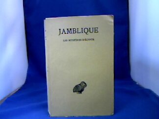 <b>de Places, Edouard.</b><br />Jamblique. Les Mysteres D`Egypte. Griech.-Französisch.