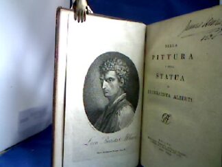 <b>Alberti, Leon Battista.</b><br />Della Pittura e della Statua die Leonbatista Alberti