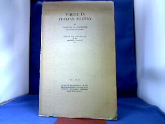 <b>Gardner, Edmund G.</b><br />Virgil in Italian Poetry.