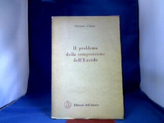 <b>d`Anna, Giovanni.</b><br />Il problema della composizione dell` Eneide.