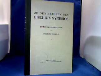 <b>Hermelin, Ingeborg.</b><br />Zu den Briefen des Bischofs Synesios.