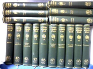 <b>Schiller, Friedrich von.</b><br />Schillers Sämtliche Werke. Säkular-Ausgabe in 16 Bänden. In Verbindung mi R. Fester, G. Kettner, J. Minor, J. Petersen, O. Walzel u.a. hrsg. von Eduard von der Hellen.