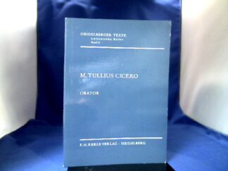 <b>Cicero, Marcus Tullius.</b><br />Orator. Ed. Otto Seel.