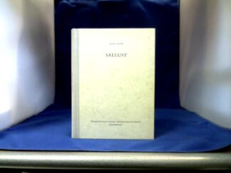 <b>Latte, Kurt.</b><br />Sallust.