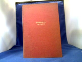<b>Petronius.</b><br />Satiren. Übersetzt von Ludwig Gurlitt.