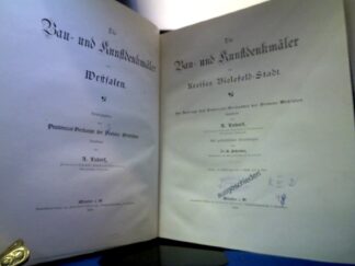 <b>Ludorff  (Bearb.), A.</b><br />Die Bau- und Kunstdenkmäler des Kreises Bielefeld-Stadt und Land. 2 Bände in 1 Band.